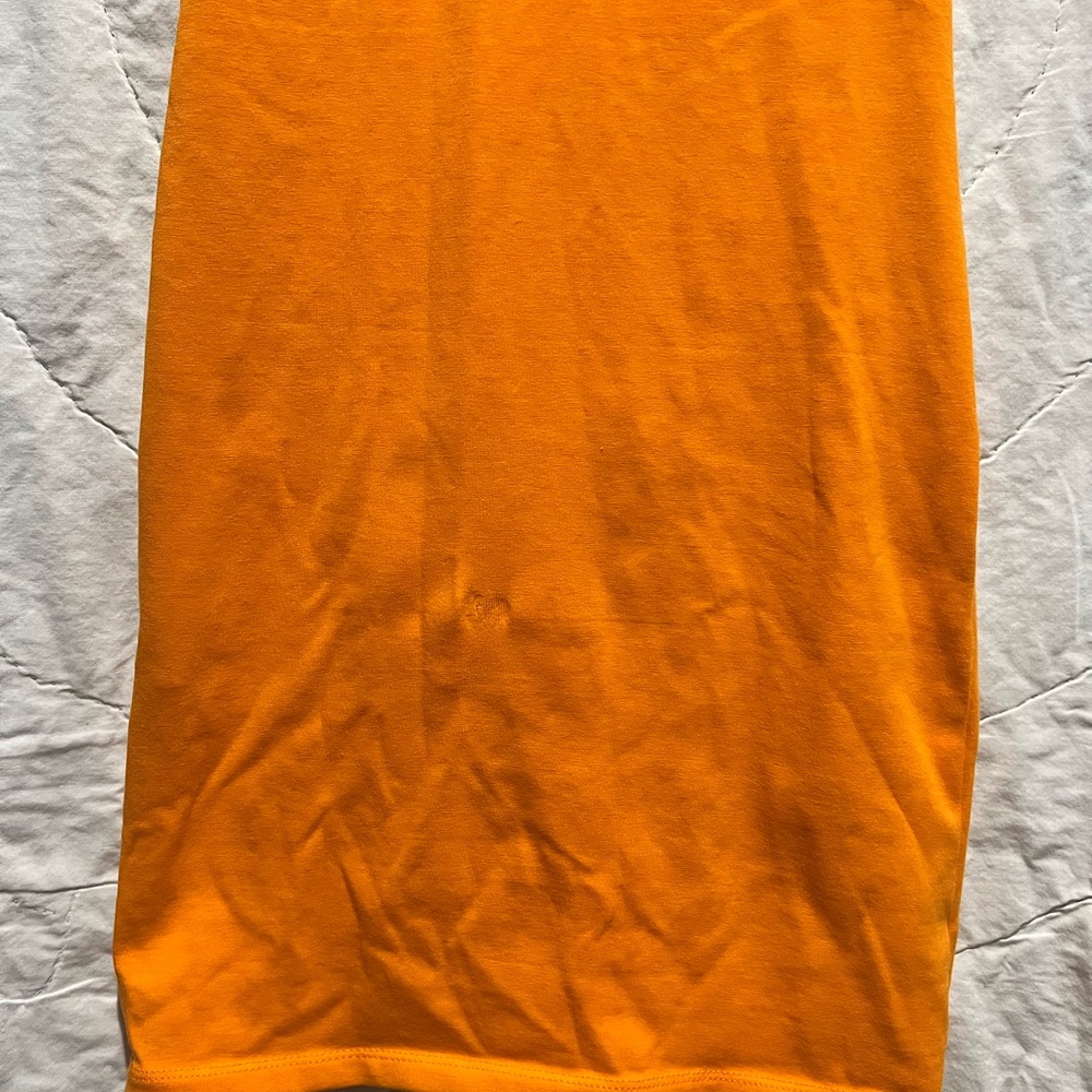 Zara’s Mini Sleeveless Orange Dress Sz:Medium - Picture 7 of 10